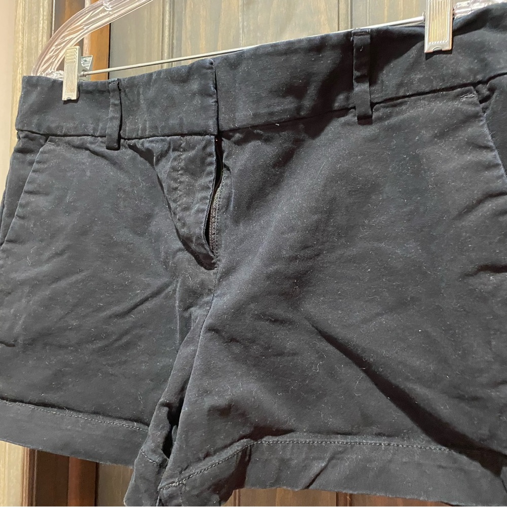 Loft shorts/black/size 10 with small side slit